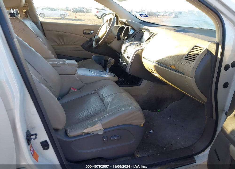 2009 NISSAN MURANO SL VIN: JN8AZ18W89W100127