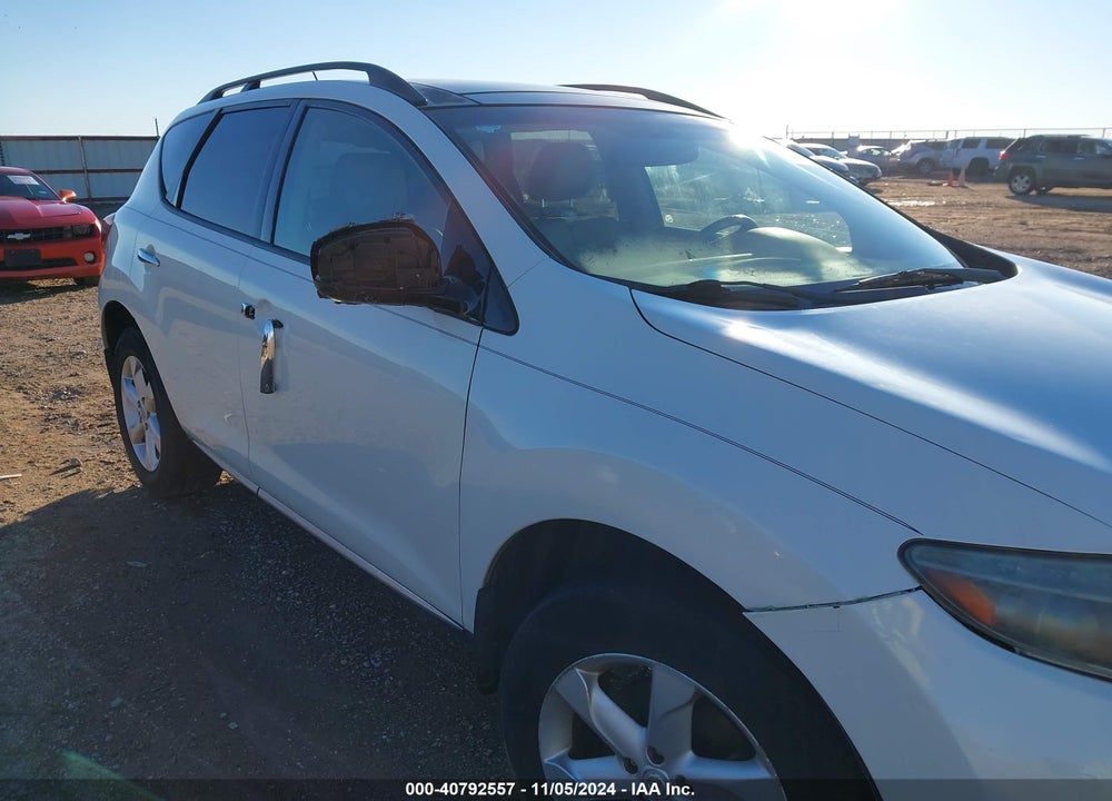 2009 NISSAN MURANO SL VIN: JN8AZ18W89W100127