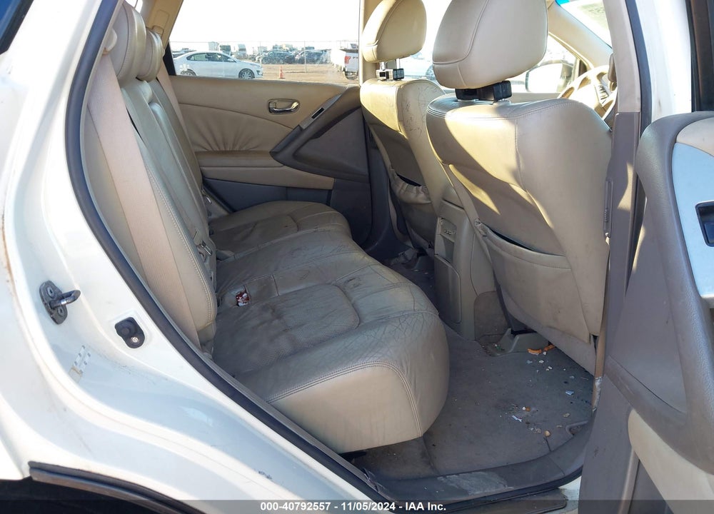 2009 NISSAN MURANO SL VIN: JN8AZ18W89W100127