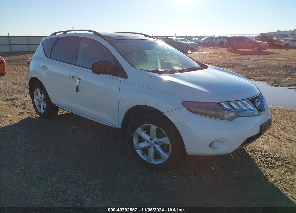 2009 NISSAN MURANO SL VIN: JN8AZ18W89W100127