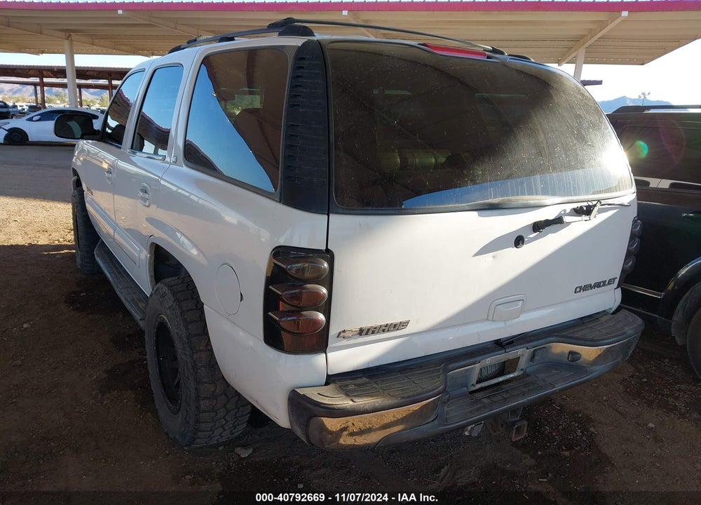 2002 CHEVROLET TAHOE LT VIN: 1GNEK13Z32J295888