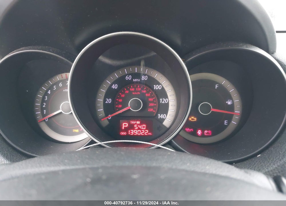 2010 KIA FORTE EX VIN: KNAFU4A21A5861971