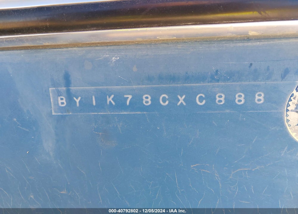 1989 BAYLINER OTHER VIN: BYIK78CXC888