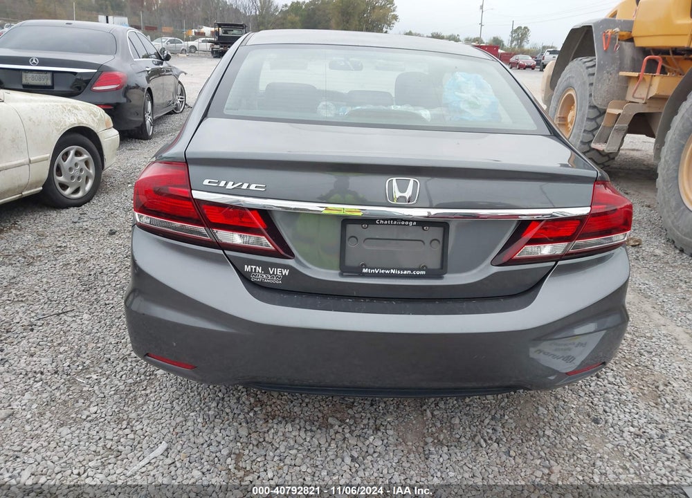 2013 HONDA CIVIC LX VIN: 19XFB2F54DE204011