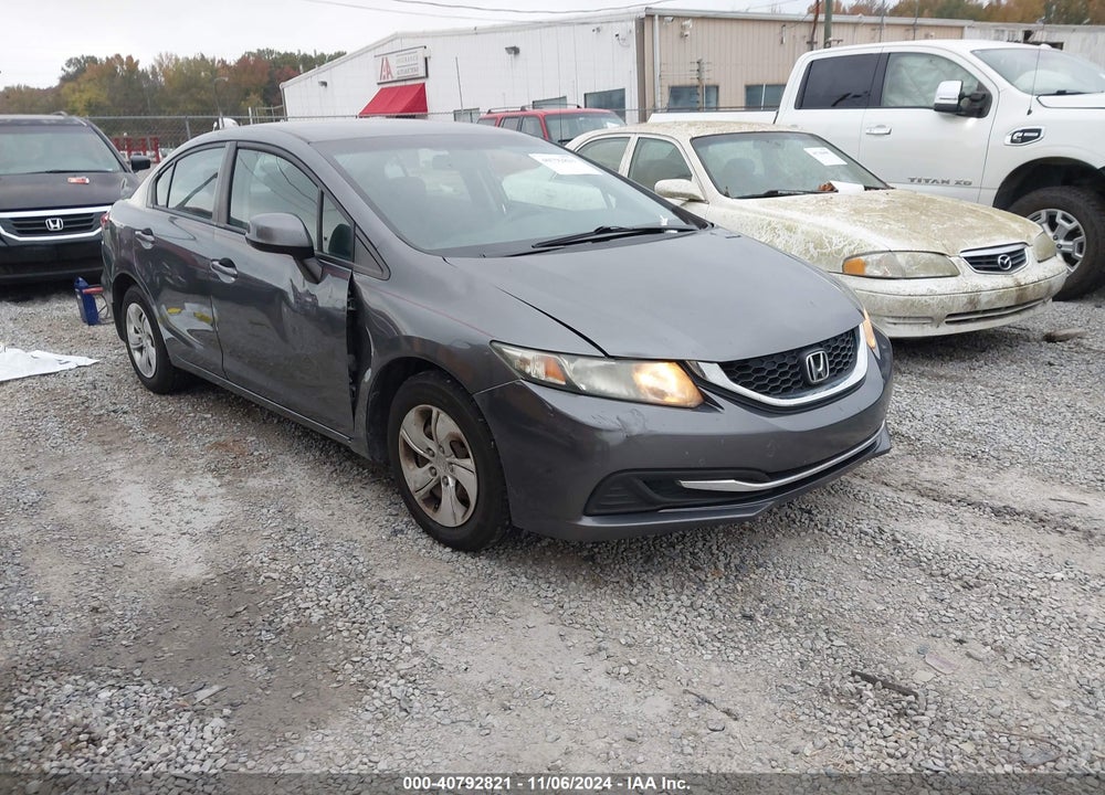 2013 HONDA CIVIC LX VIN: 19XFB2F54DE204011