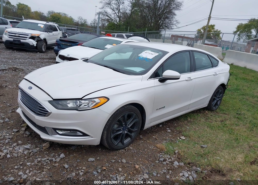 2018 FORD FUSION HYBRID SE VIN: 3FA6P0LU1JR283522