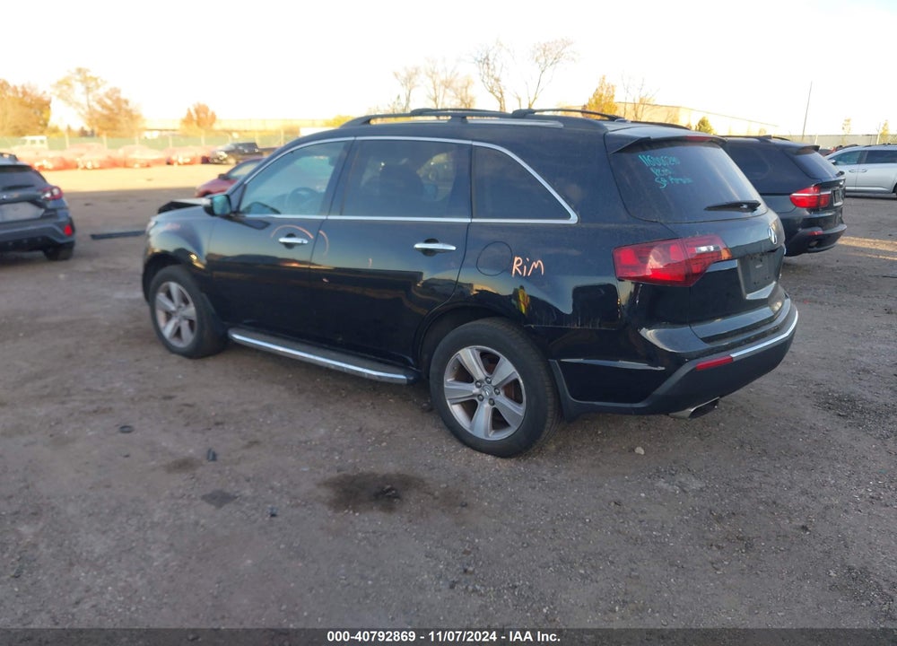 2013 ACURA MDX TECHNOLOGY PACKAGE VIN: 2HNYD2H32DH512582