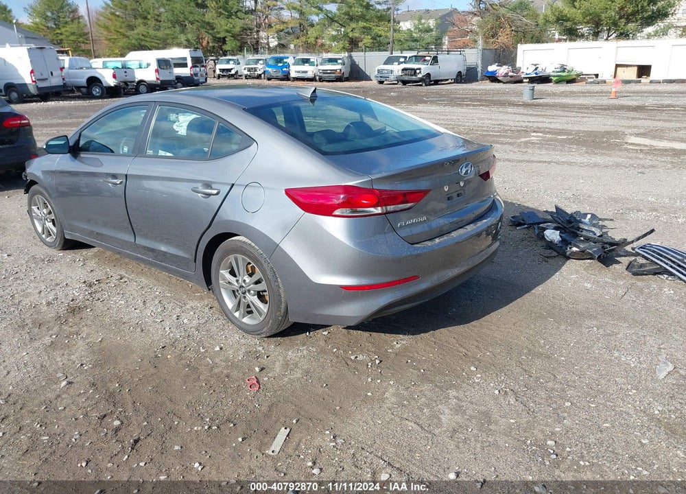 2018 HYUNDAI ELANTRA SEL VIN: 5NPD84LF1JH376437