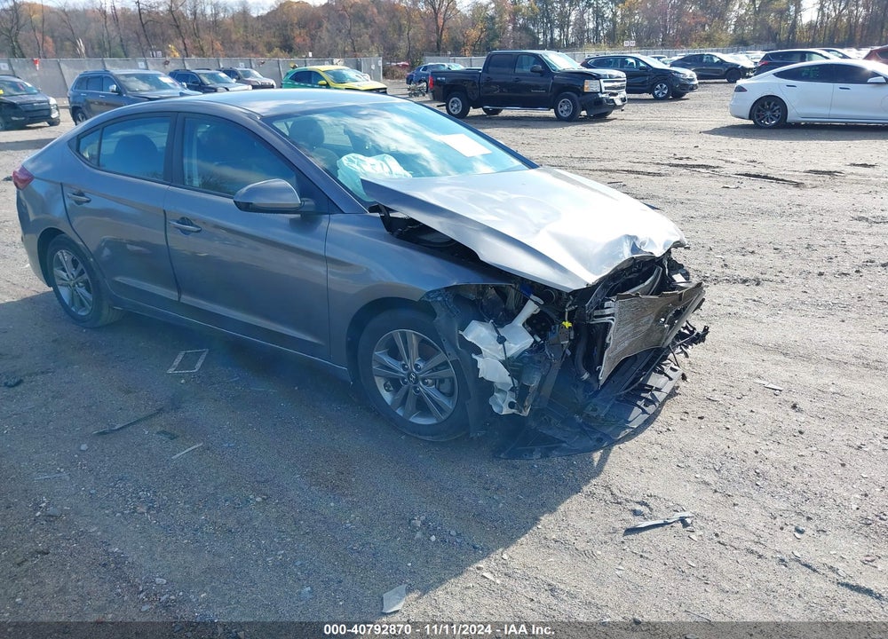 2018 HYUNDAI ELANTRA SEL VIN: 5NPD84LF1JH376437