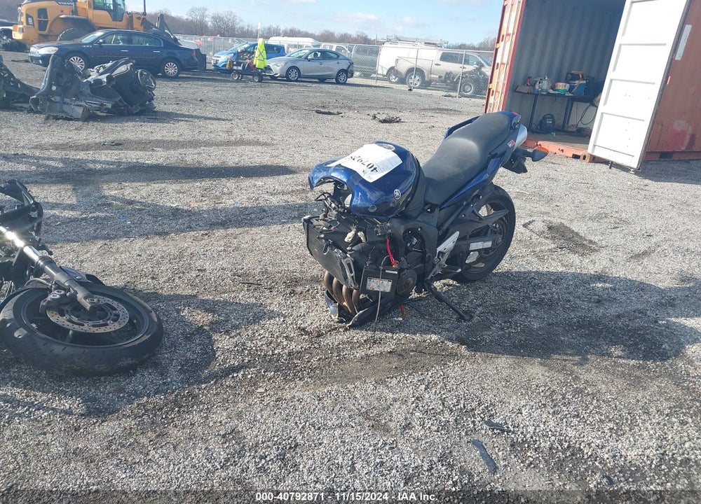 2008 YAMAHA FZ6 SHG VIN: JYARJ13E58A005651