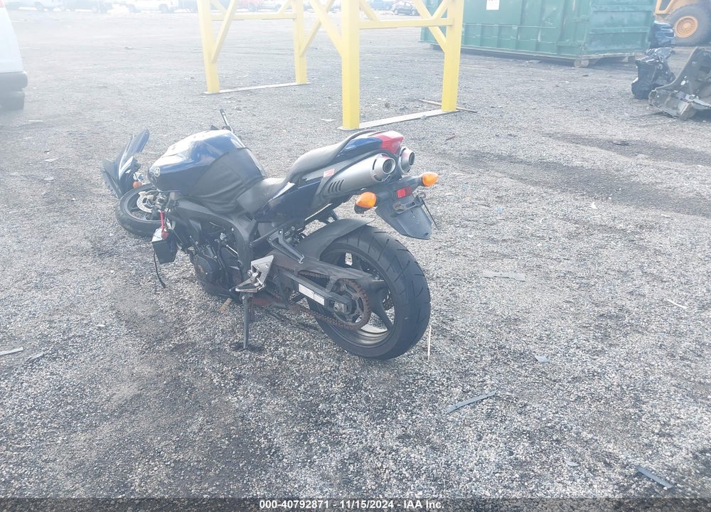 2008 YAMAHA FZ6 SHG VIN: JYARJ13E58A005651