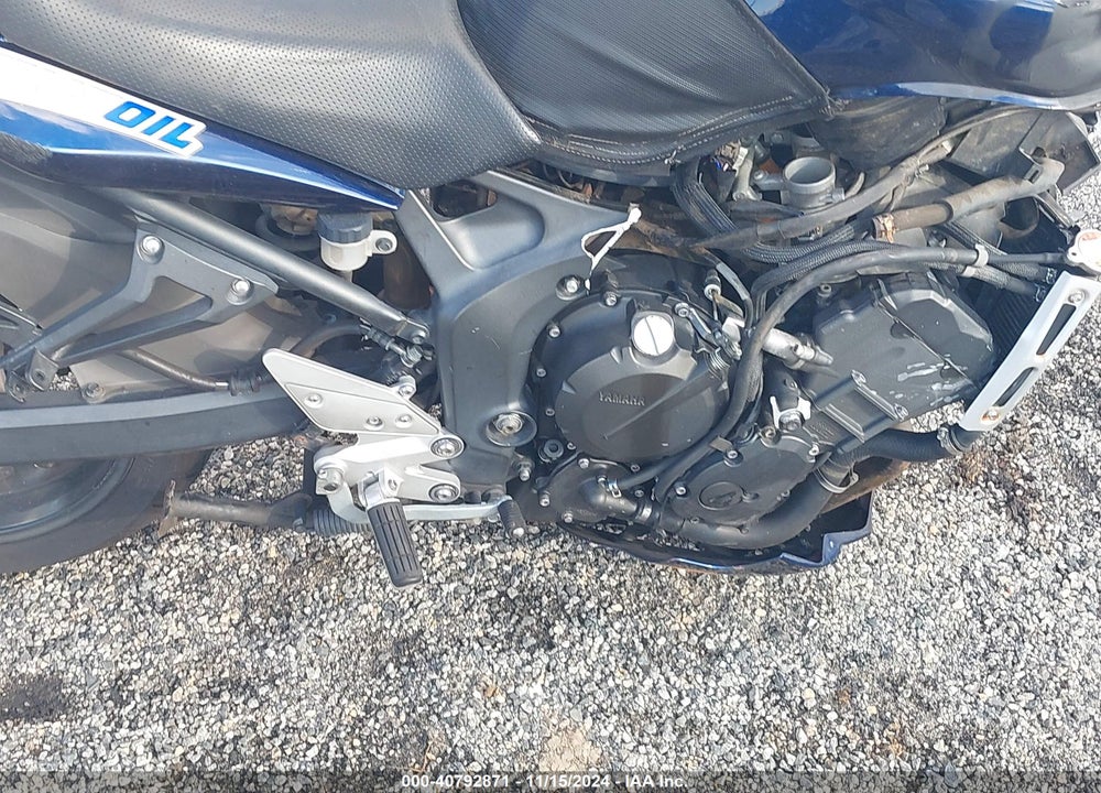 2008 YAMAHA FZ6 SHG VIN: JYARJ13E58A005651