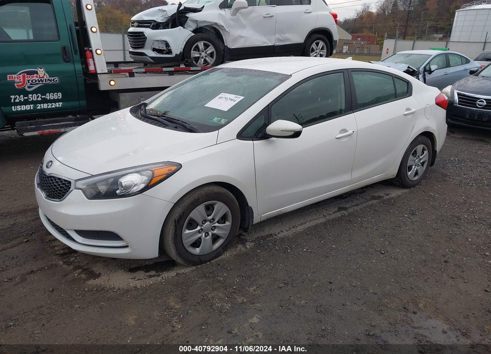 2015 KIA FORTE LX VIN: KNAFX4A60F5428465