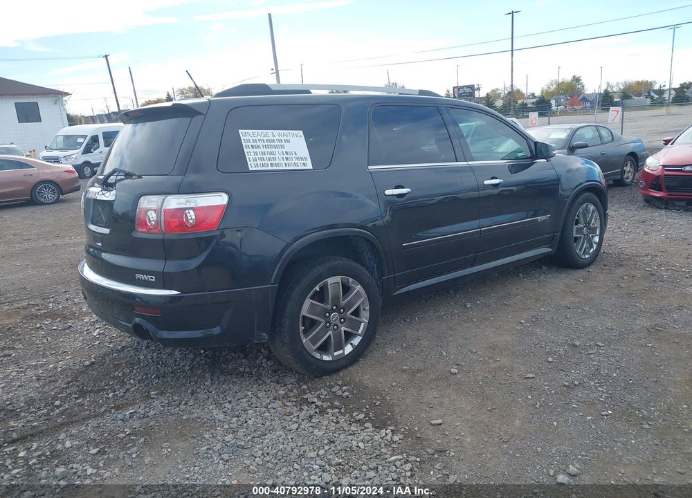 2011 GMC ACADIA DENALI VIN: 1GKKVTED2BJ336483