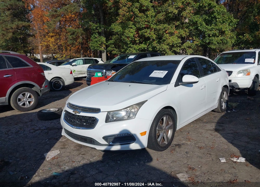 2015 CHEVROLET CRUZE 2LT AUTO VIN: 1G1PE5SB5F7229312