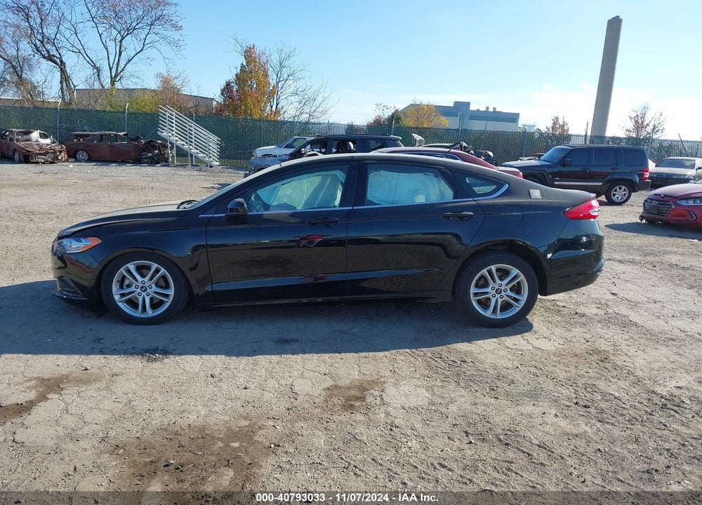 2018 FORD FUSION SE VIN: 3FA6P0HD1JR157332