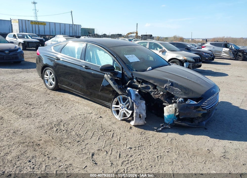 2018 FORD FUSION SE VIN: 3FA6P0HD1JR157332