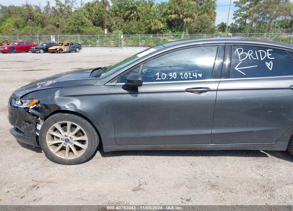 2017 FORD FUSION SE VIN: 3FA6P0H75HR279292