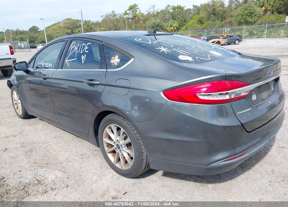 2017 FORD FUSION SE VIN: 3FA6P0H75HR279292
