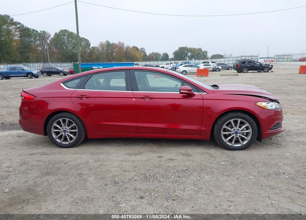 2017 FORD FUSION SE VIN: 3FA6P0HD4HR308660