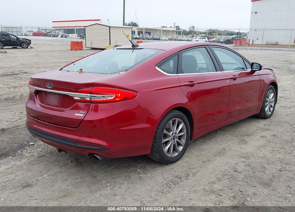 2017 FORD FUSION SE VIN: 3FA6P0HD4HR308660