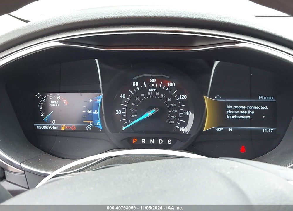 2017 FORD FUSION SE VIN: 3FA6P0HD4HR308660
