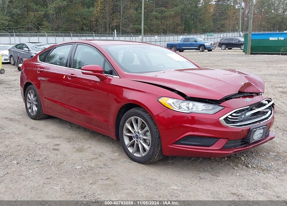 2017 FORD FUSION SE VIN: 3FA6P0HD4HR308660