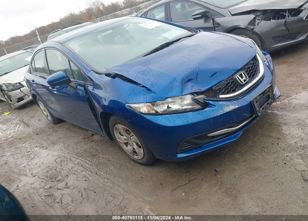 2015 HONDA CIVIC LX VIN: 19XFB2F51FE017490