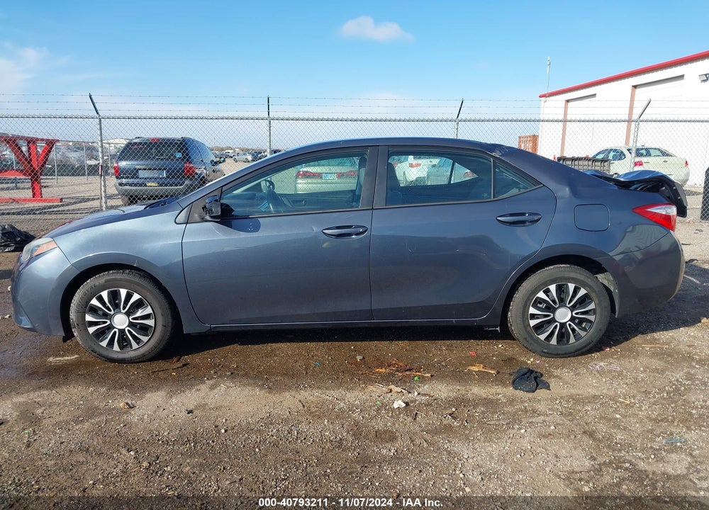 2015 TOYOTA COROLLA L VIN: 2T1BURHE6FC392353
