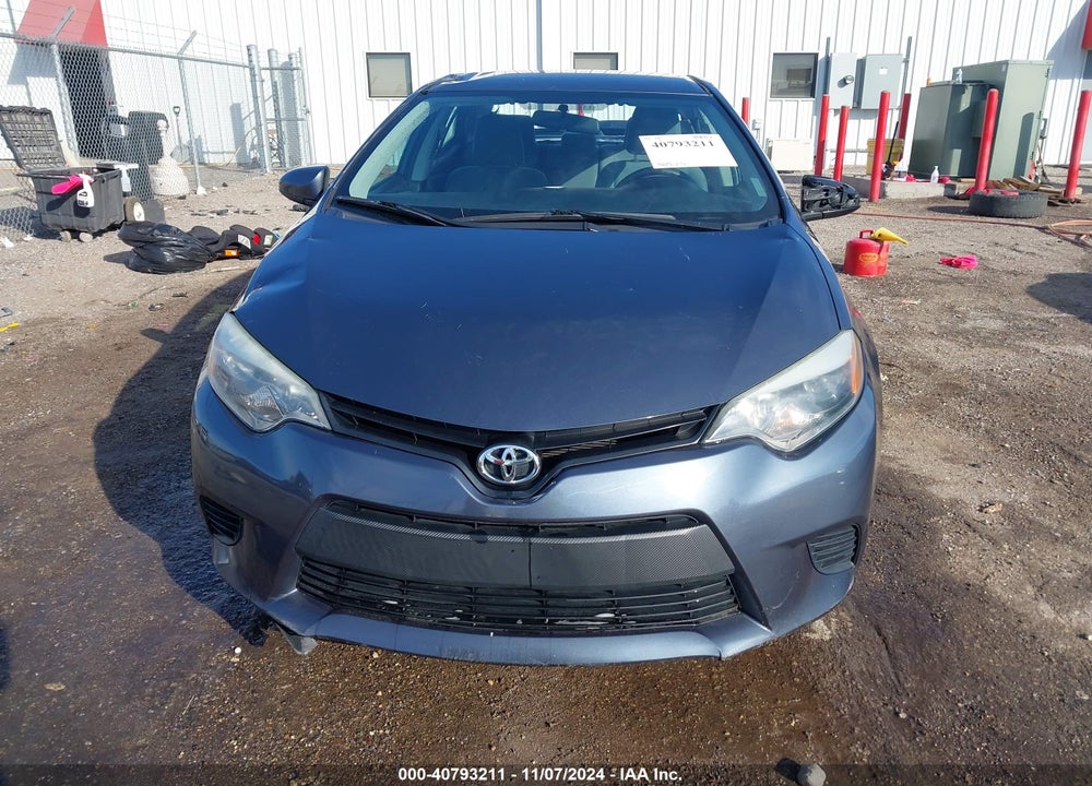 2015 TOYOTA COROLLA L VIN: 2T1BURHE6FC392353