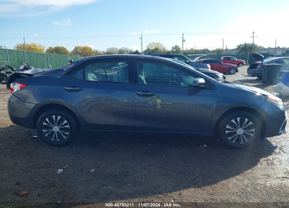 2015 TOYOTA COROLLA L VIN: 2T1BURHE6FC392353