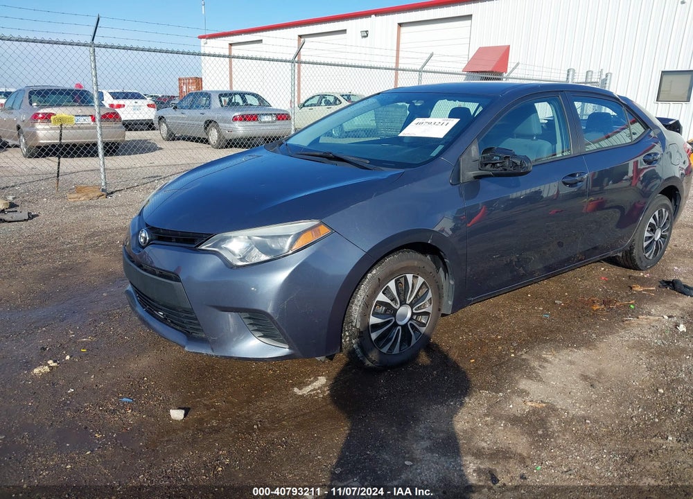 2015 TOYOTA COROLLA L VIN: 2T1BURHE6FC392353