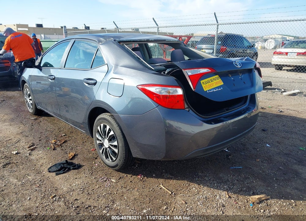 2015 TOYOTA COROLLA L VIN: 2T1BURHE6FC392353