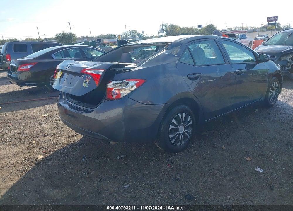2015 TOYOTA COROLLA L VIN: 2T1BURHE6FC392353