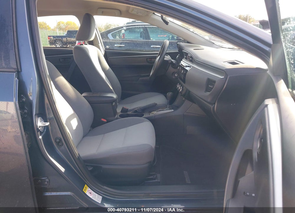 2015 TOYOTA COROLLA L VIN: 2T1BURHE6FC392353