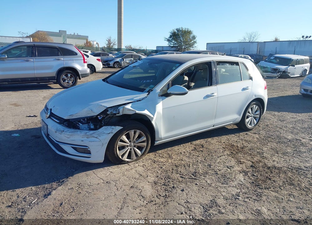 2018 VOLKSWAGEN GOLF S/SE VIN: 3VWG17AU7JM279237