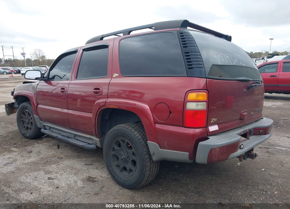 2003 CHEVROLET TAHOE Z71 VIN: 1GNEK13Z13R243940