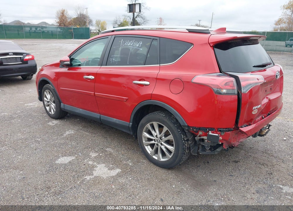 2017 TOYOTA RAV4 LIMITED VIN: 2T3DFREV6HW544048