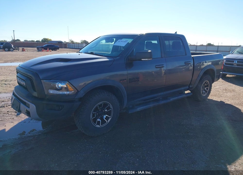 2016 RAM 1500 REBEL VIN: 1C6RR7YT5GS196513