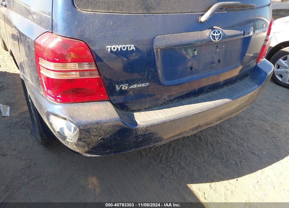 2003 TOYOTA HIGHLANDER LIMITED V6 VIN: JTEHF21A730099159