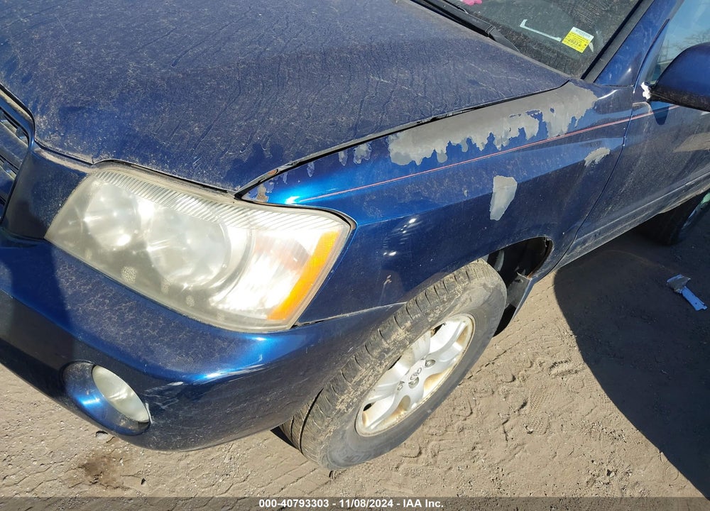 2003 TOYOTA HIGHLANDER LIMITED V6 VIN: JTEHF21A730099159