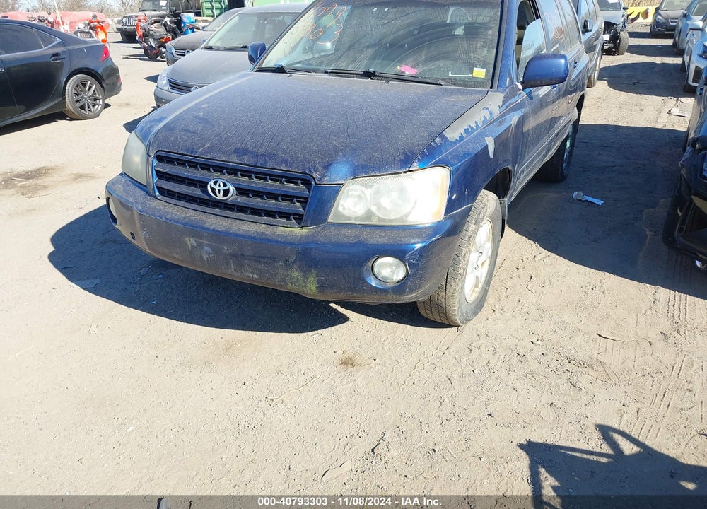2003 TOYOTA HIGHLANDER LIMITED V6 VIN: JTEHF21A730099159
