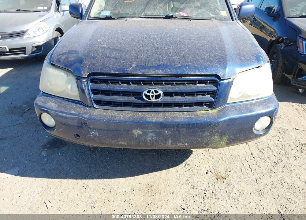 2003 TOYOTA HIGHLANDER LIMITED V6 VIN: JTEHF21A730099159