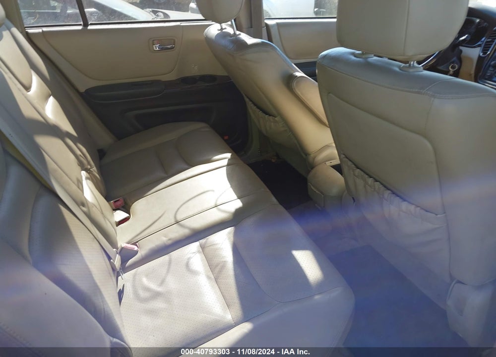 2003 TOYOTA HIGHLANDER LIMITED V6 VIN: JTEHF21A730099159