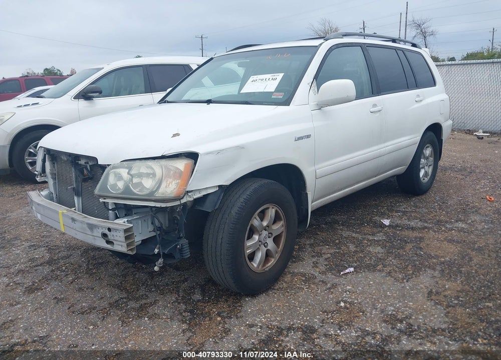 2003 TOYOTA HIGHLANDER LIMITED V6 VIN: JTEHF21A430109856