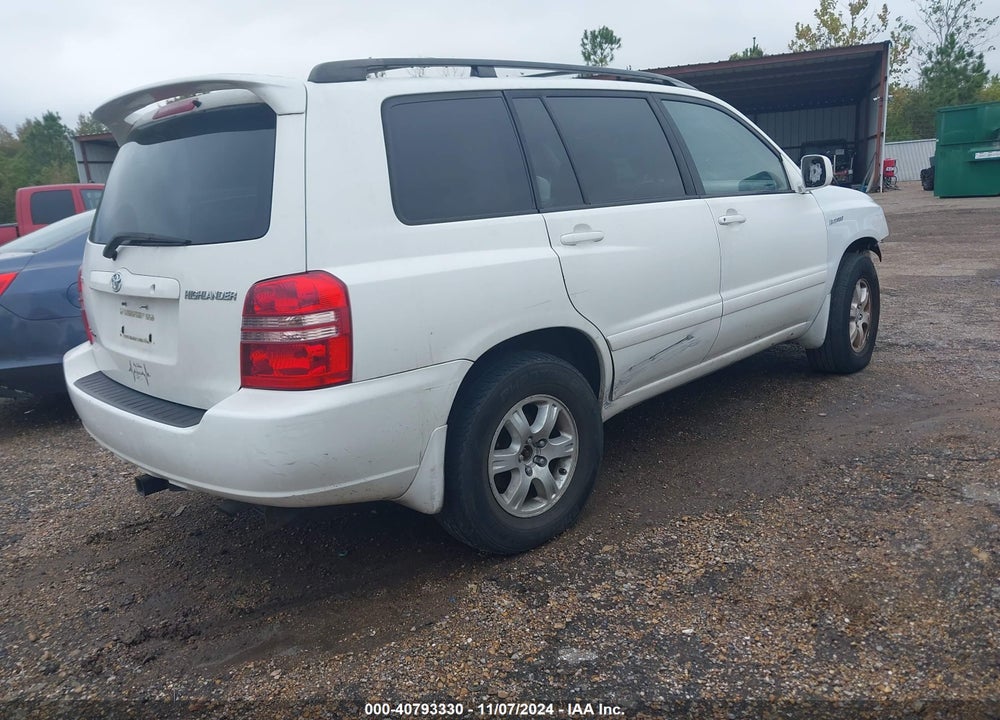 2003 TOYOTA HIGHLANDER LIMITED V6 VIN: JTEHF21A430109856
