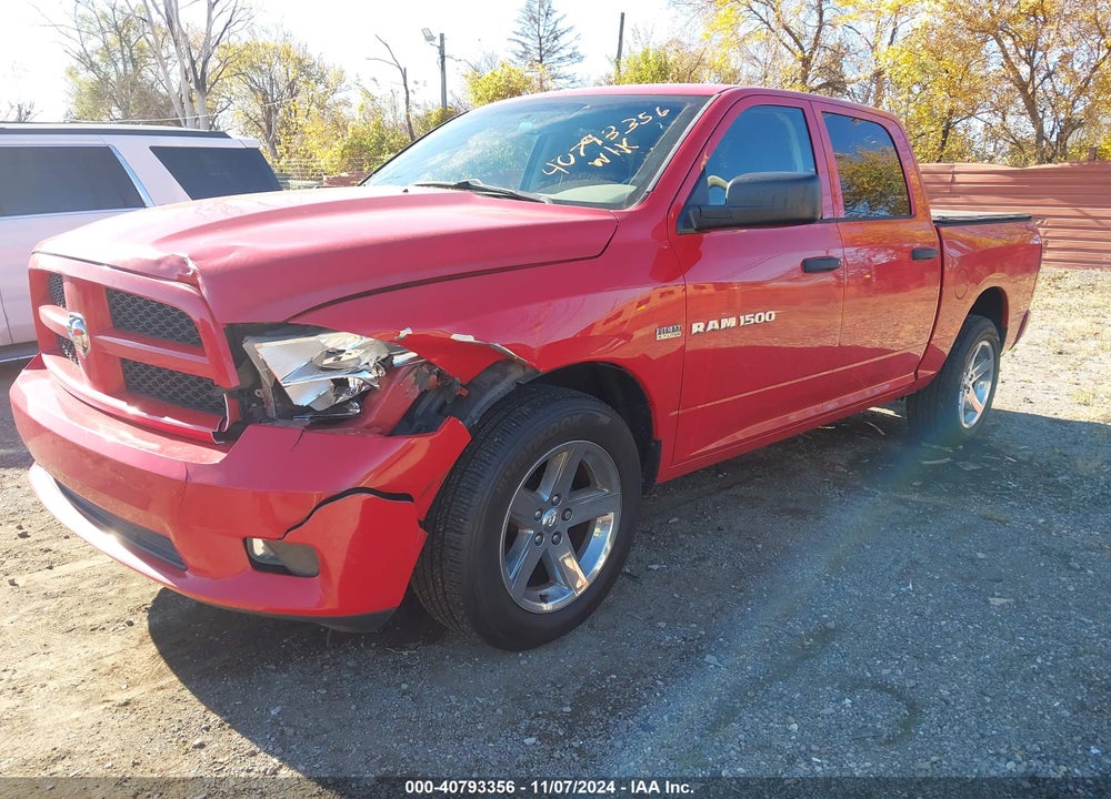 2012 RAM 1500 ST VIN: 1C6RD7KT1CS325137