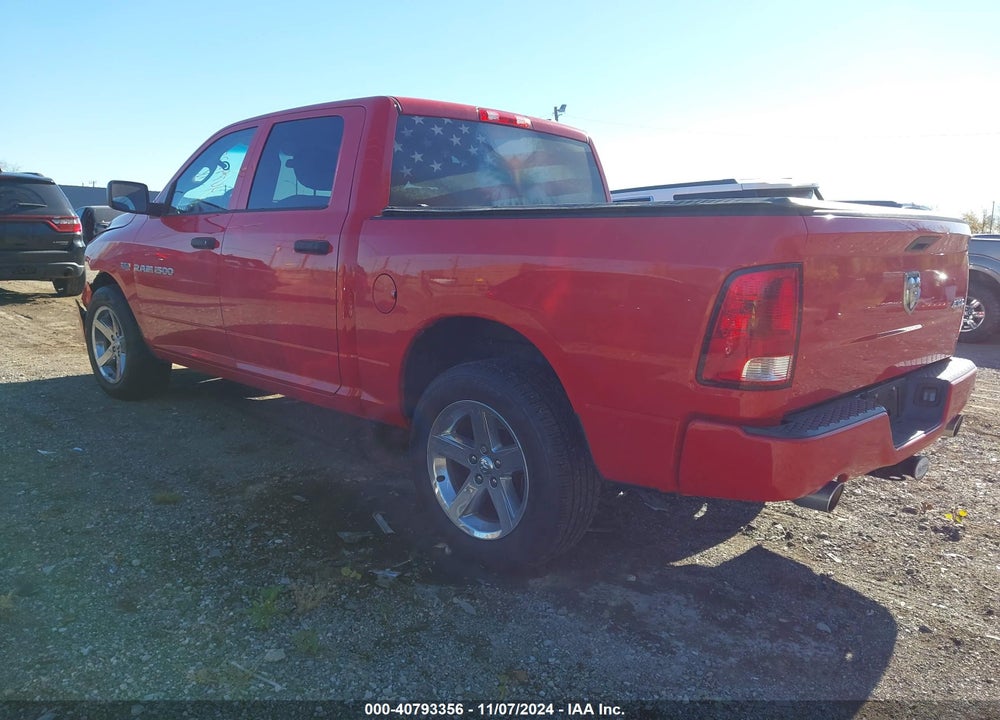 2012 RAM 1500 ST VIN: 1C6RD7KT1CS325137