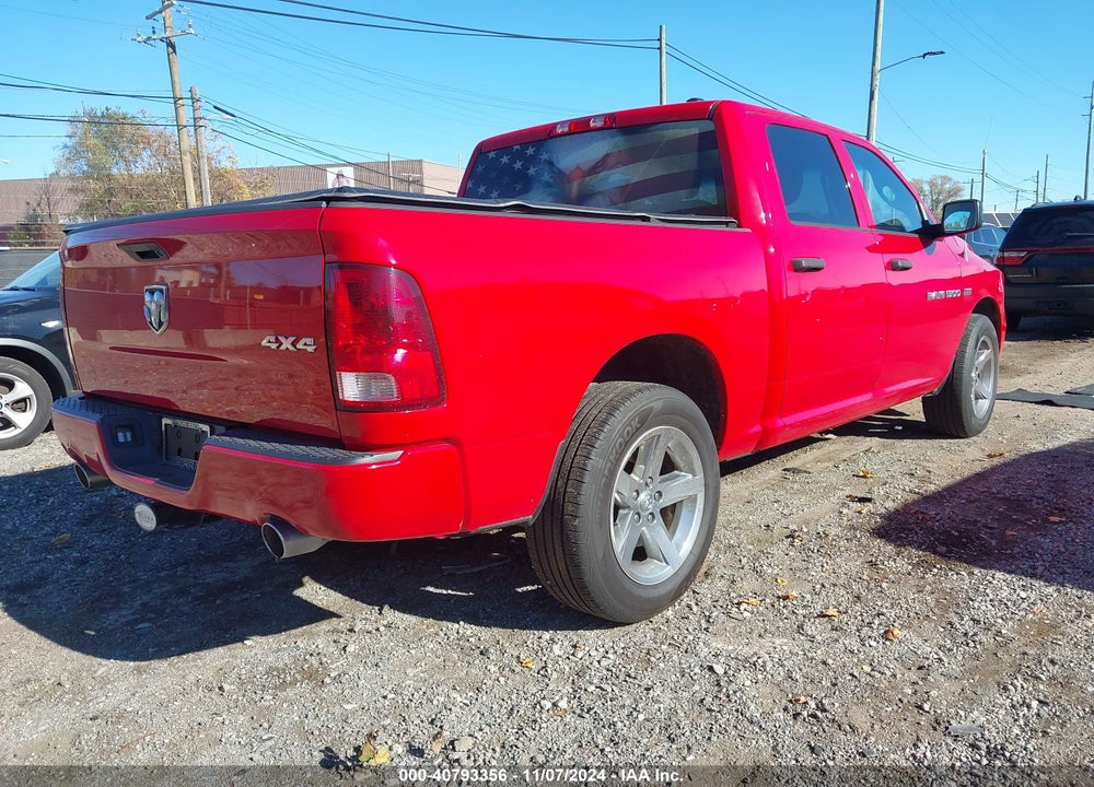 2012 RAM 1500 ST VIN: 1C6RD7KT1CS325137