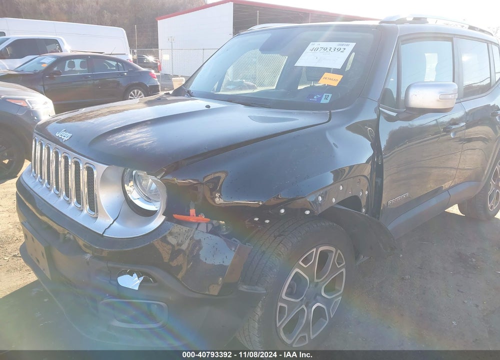 2015 JEEP RENEGADE LIMITED VIN: ZACCJBDT6FPB50322